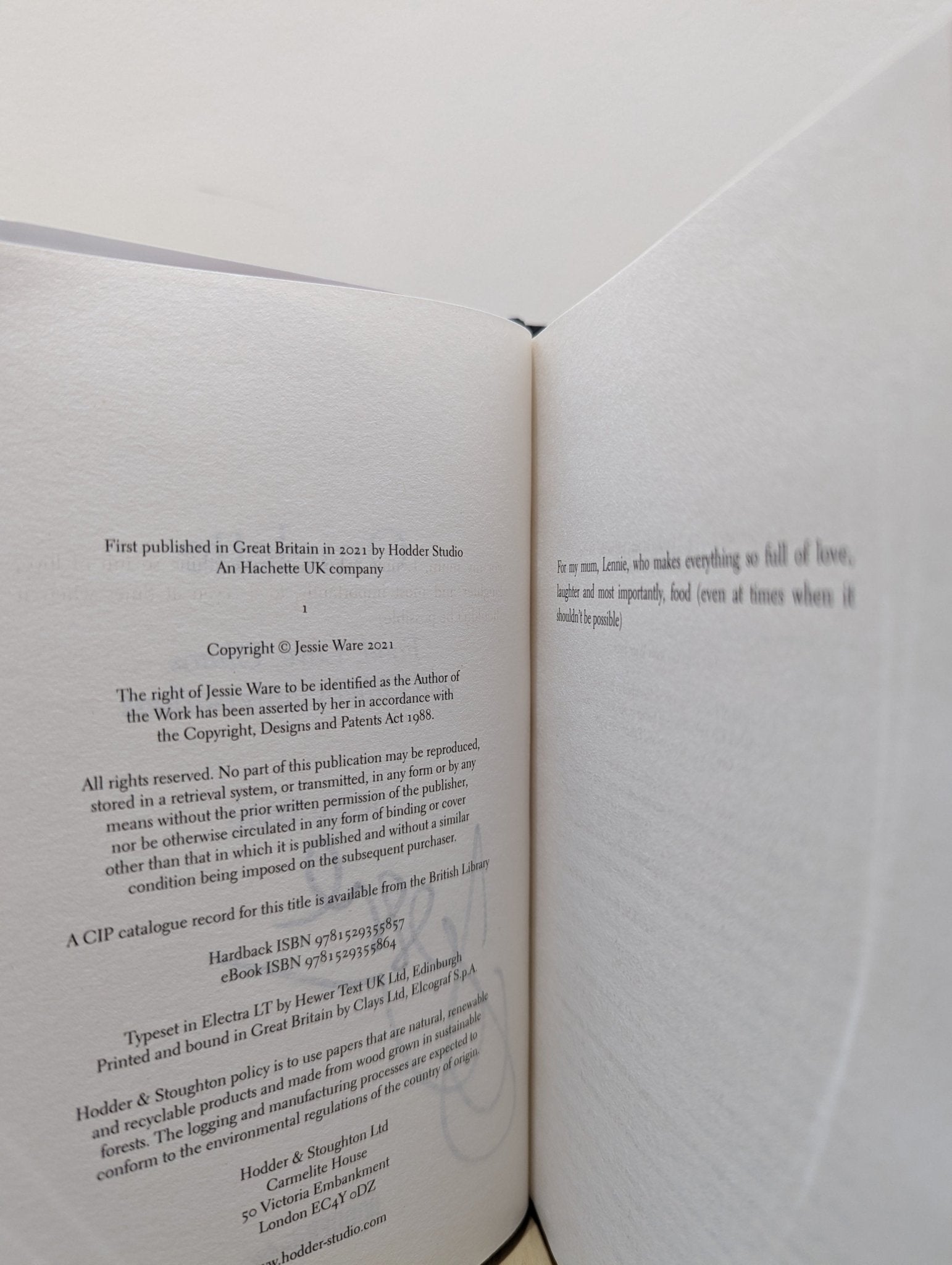 Omelette: Food, Love, Chaos and Other Conversations by Jessie Ware (Signed First Edition) - Fialta Books