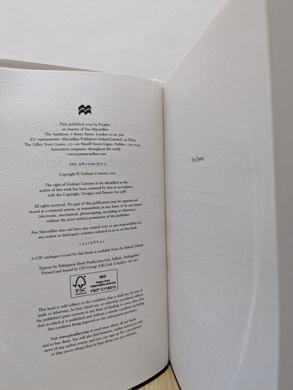 On Agoraphobia by Graham Caveney (First Edition) - Fialta Books