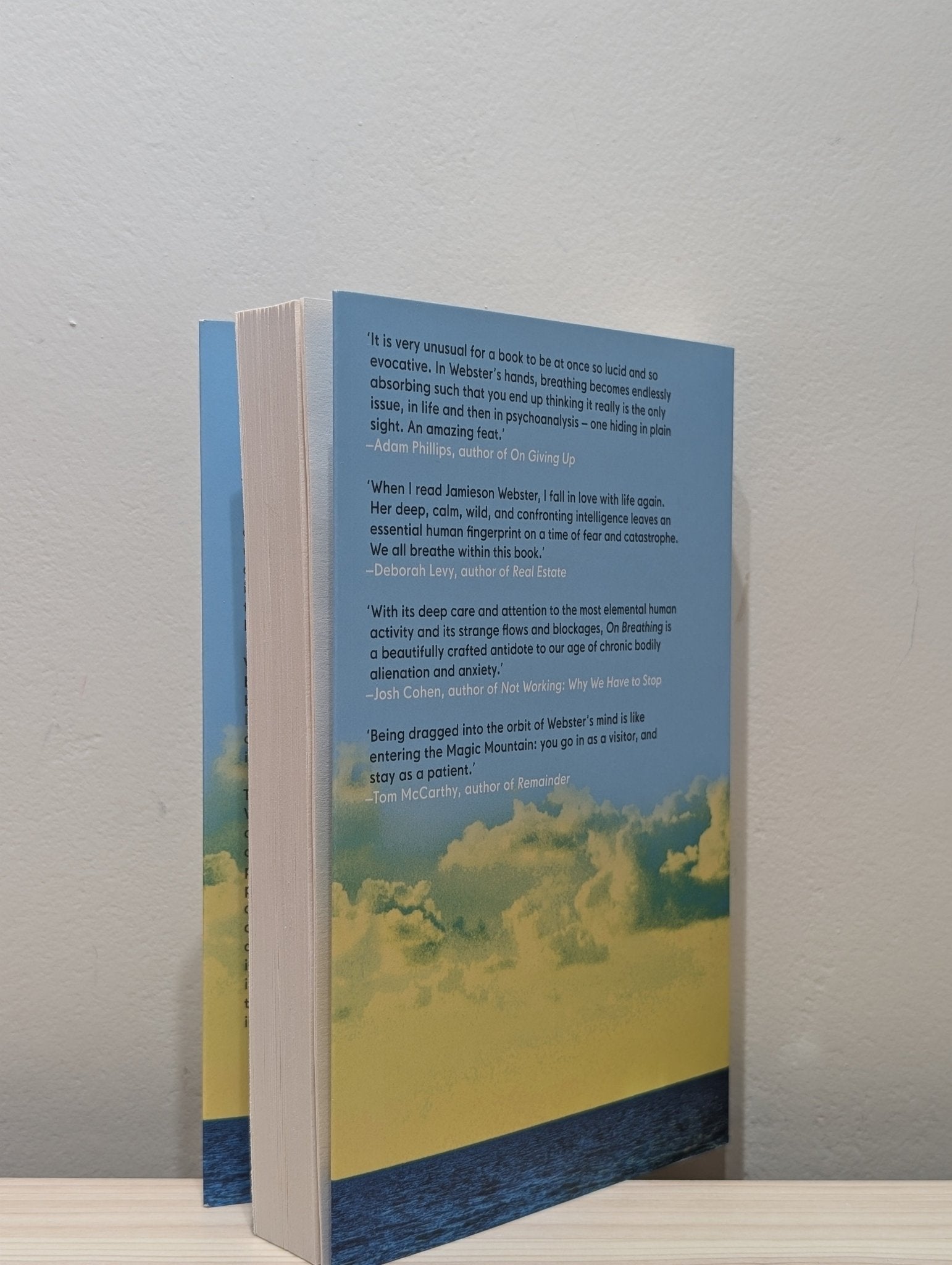 On Breathing by Jamieson Webster (Signed First Edition) - Fialta Books