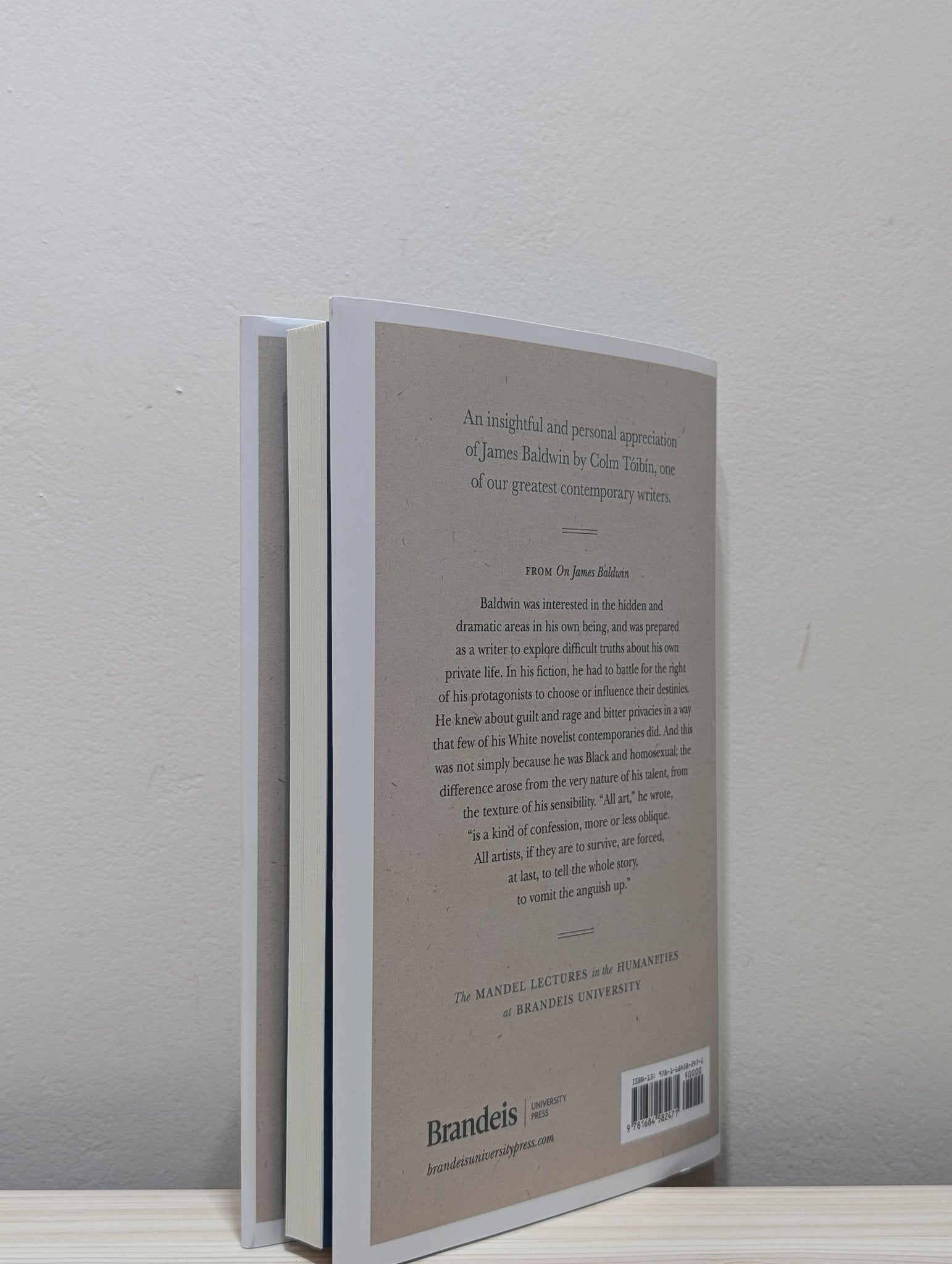 On James Baldwin by Colm Toibin (Signed) - Fialta Books