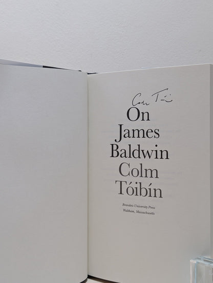 On James Baldwin by Colm Toibin (Signed) - Fialta Books