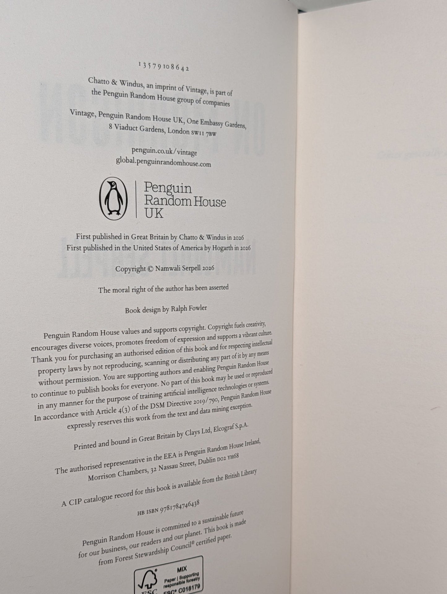 On Morrison by Namwali Serpell (First Edition) - Fialta Books