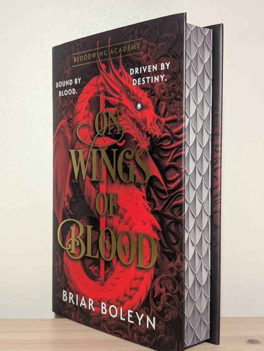 On Wings Of Blood by Briar Boleyn (First Edition with sprayed edges) - Fialta Books