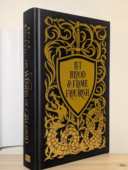 On Wings Of Blood by Briar Boleyn (First Edition with sprayed edges) - Fialta Books