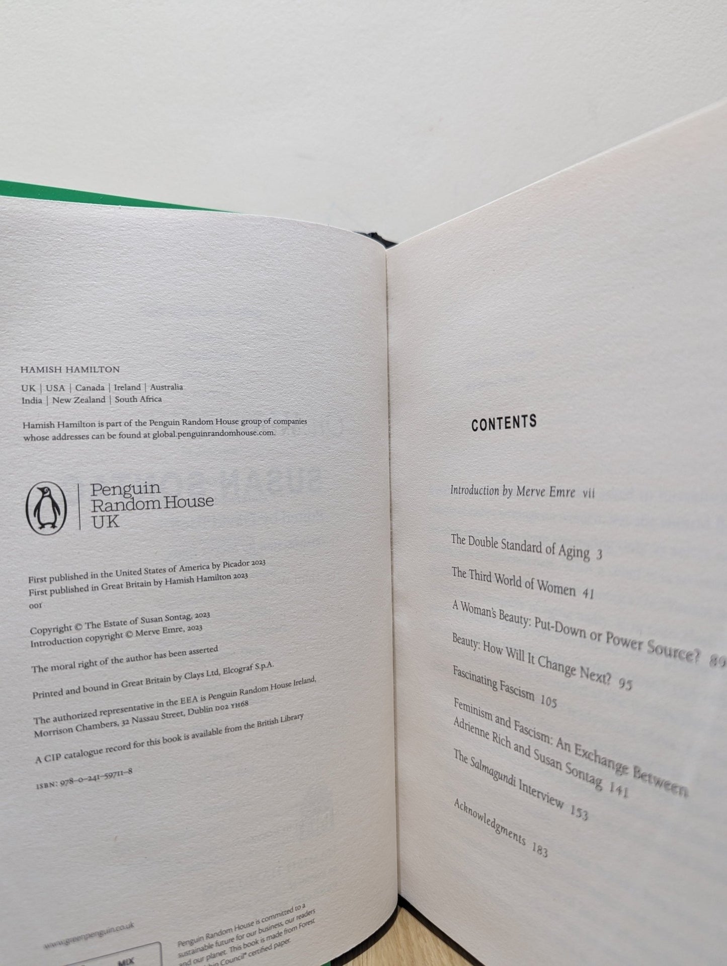 On Women by Susan Sontag (First Edition) - Fialta Books