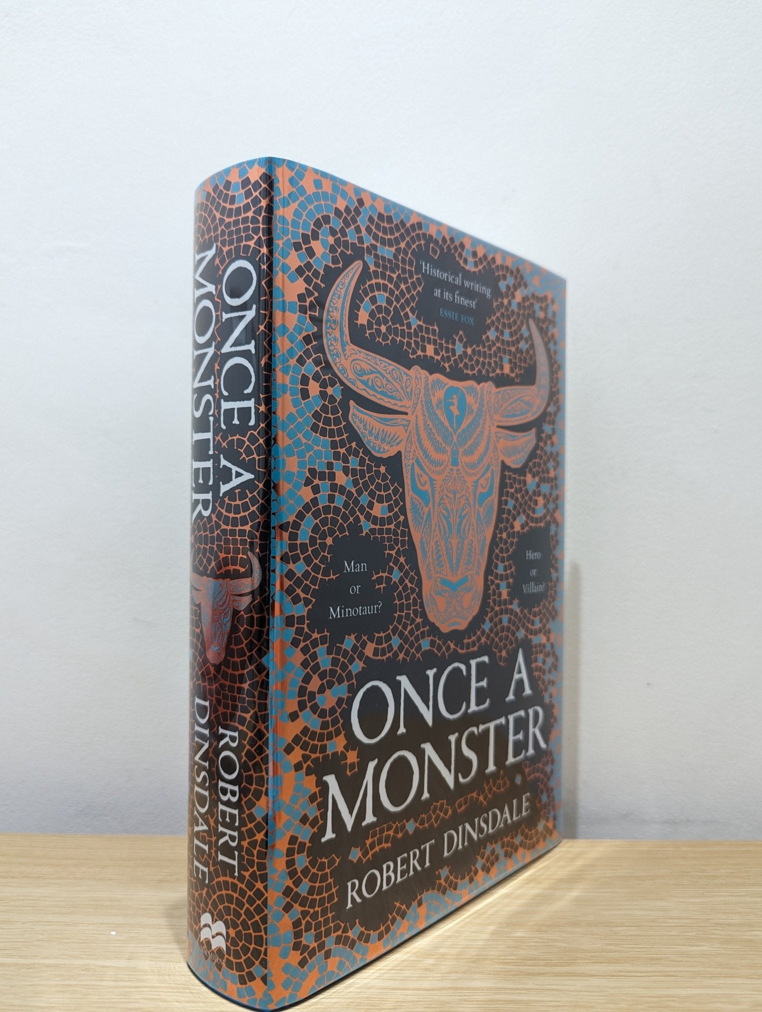 Once a Monster by Robert Dinsdale (Signed Dated First Edition) - Fialta Books