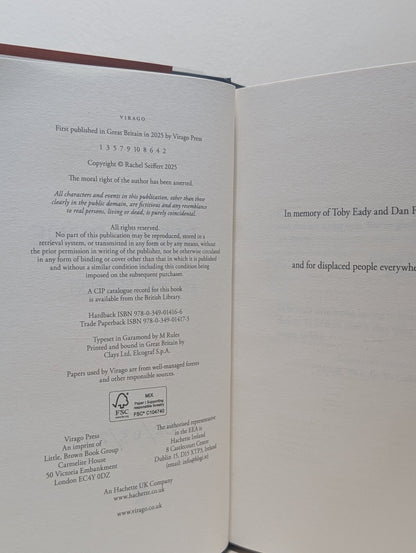 Once the Deed Is Done by Rachel Seiffert (Signed Dated First Edition) - Fialta Books