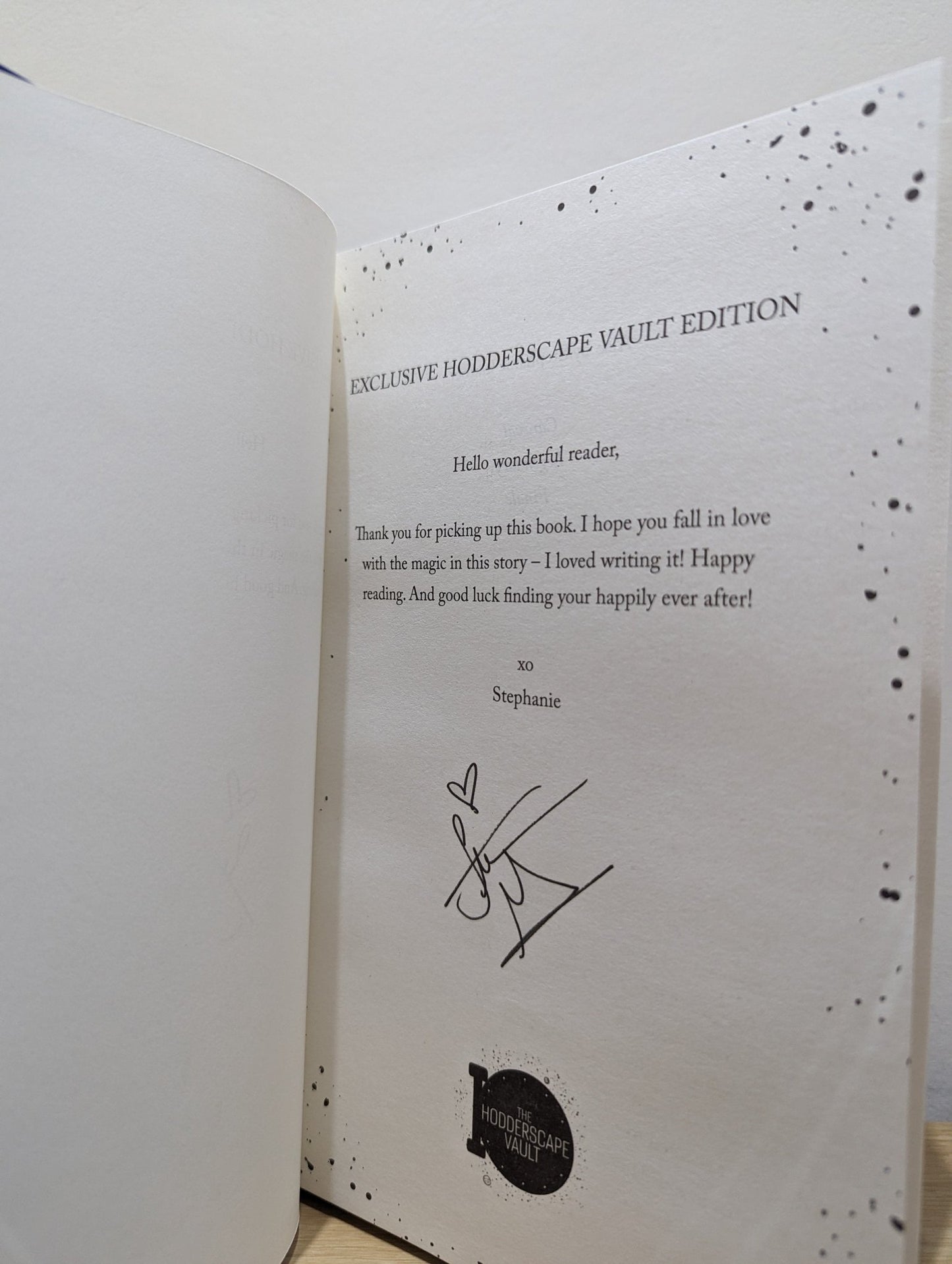 Once Upon A Broken Heart by Stephanie Garber (Hodderscape Vault Edition) - Fialta Books