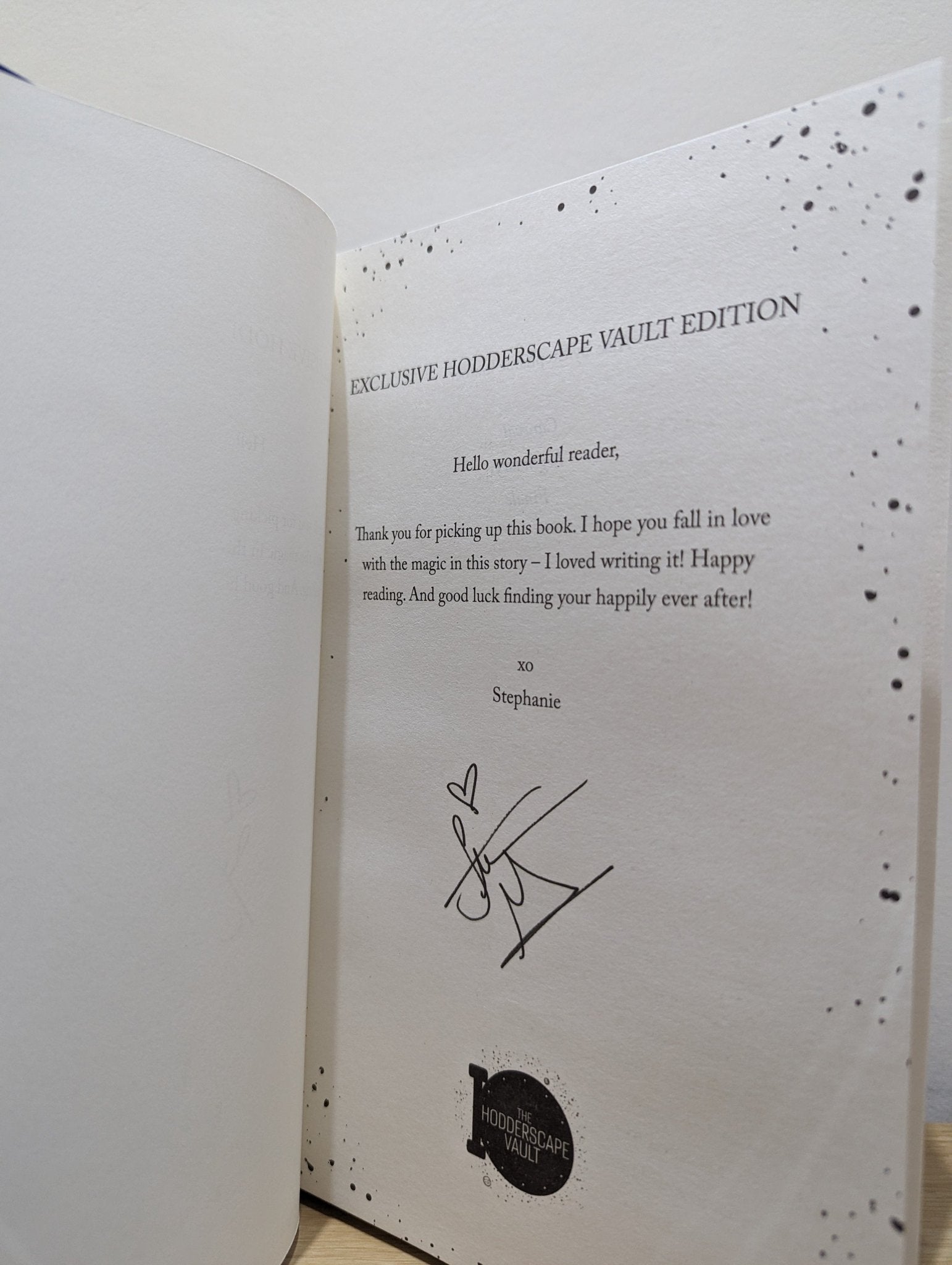 Once Upon A Broken Heart by Stephanie Garber (Hodderscape Vault Edition) - Fialta Books