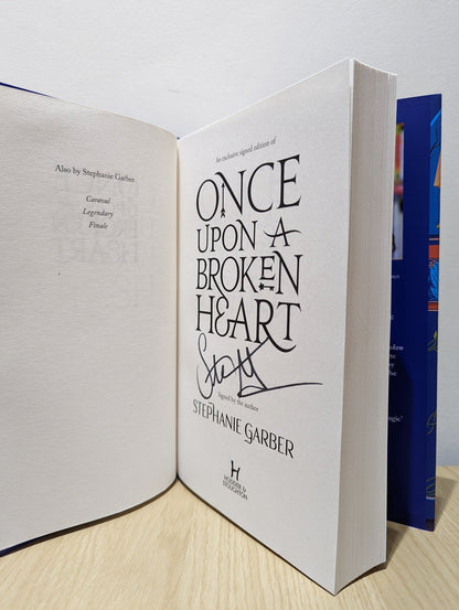 Once Upon A Broken Heart by Stephanie Garber (Signed First Edition with book hidden cover) - Fialta Books