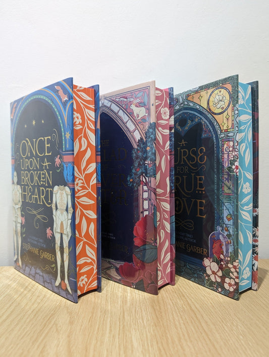 Once Upon A Broken Heart; The Ballad of Never After; A Curse For True Love by Stephanie Garber (Signed Numbered First Edition with sprayed edges) - Fialta Books