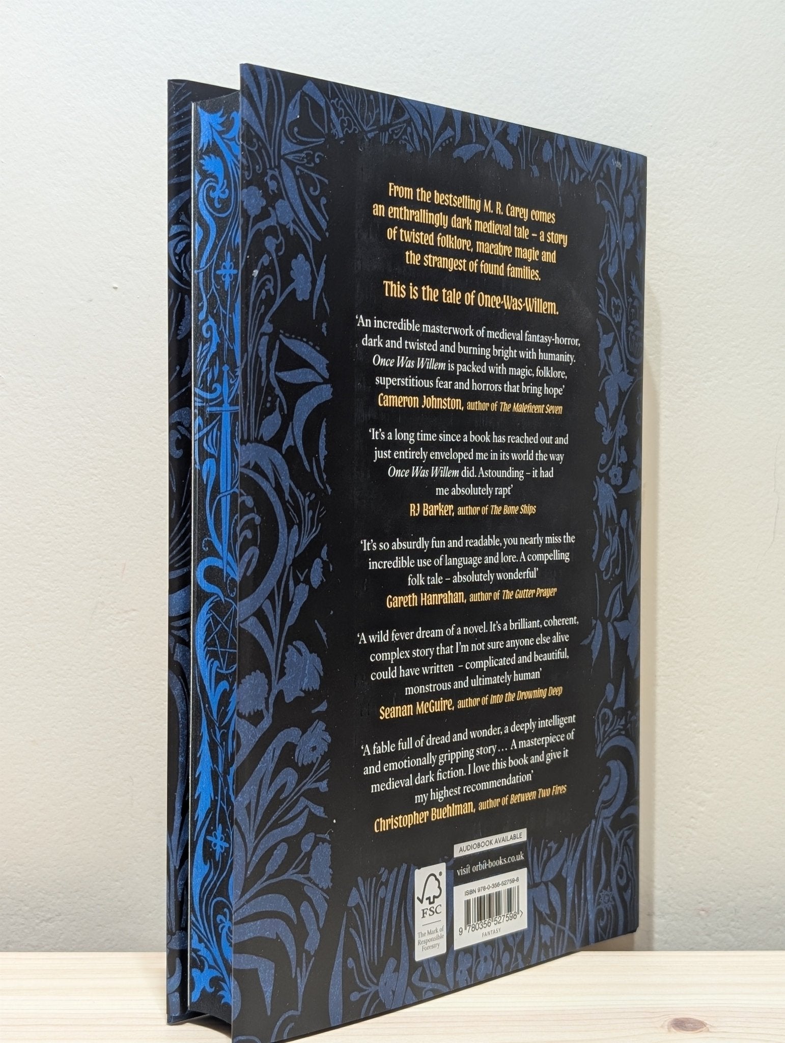 Once Was Willem by M. R. Carey (Signed Numbered First Edition with sprayed edges) - Fialta Books