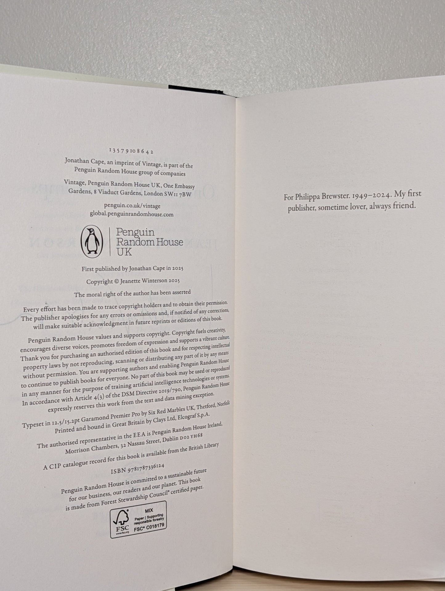 One Aladdin Two Lamps by Jeanette Winterson (Signed First Edition) - Fialta Books