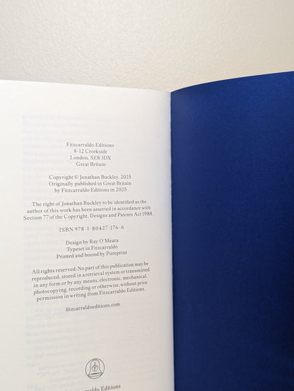 One Boat by Jonathan Buckley (First Edition) - Fialta Books