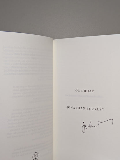One Boat by Jonathan Buckley (Signed) - Fialta Books
