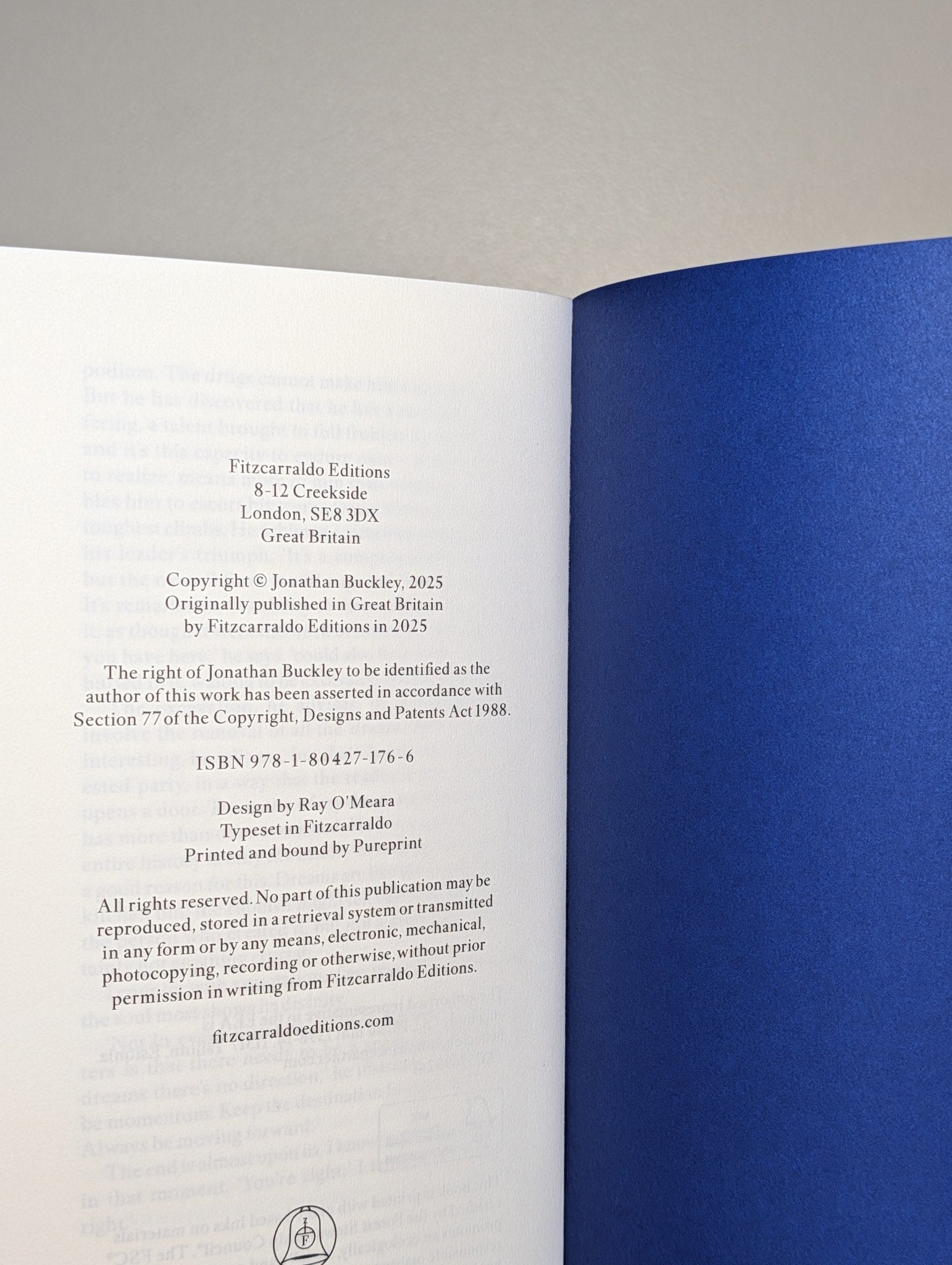 One Boat by Jonathan Buckley (Signed) - Fialta Books