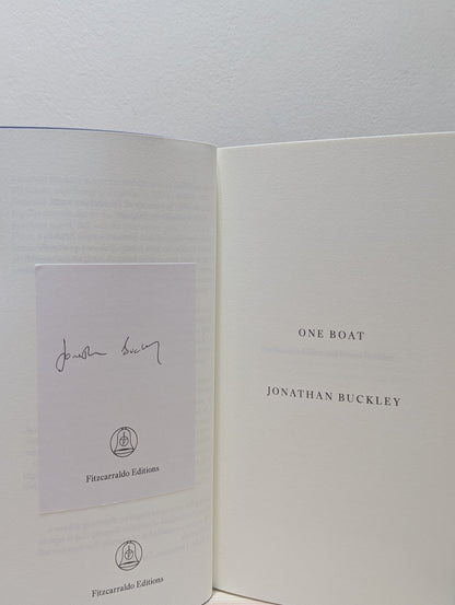 One Boat by Jonathan Buckley (Signed First Edition) - Fialta Books