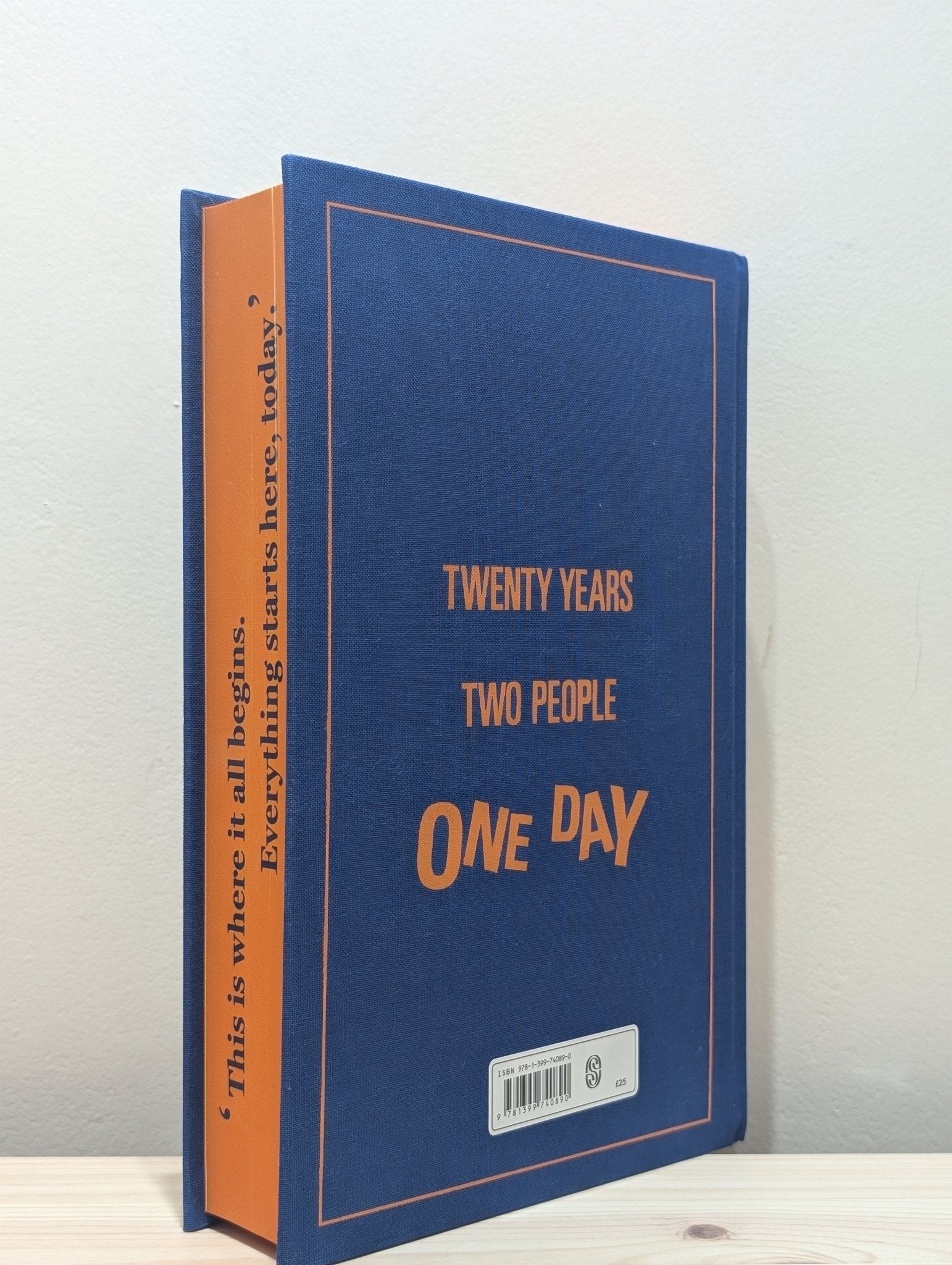 One Day by David Nicholls (Signed Dated Collector's Edition) - Fialta Books
