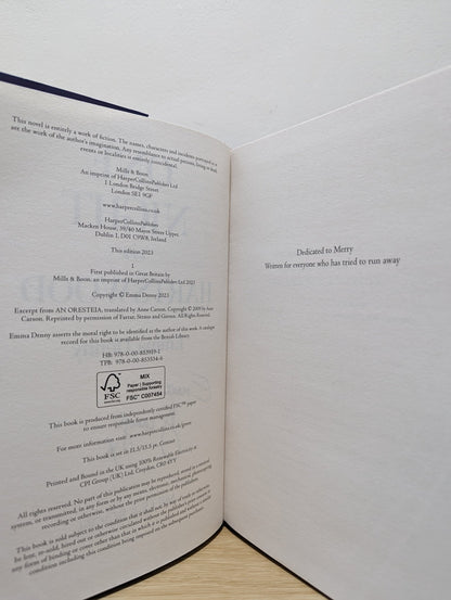 One Night in Hartswood by Emma Denny (Signed First Edition) - Fialta Books