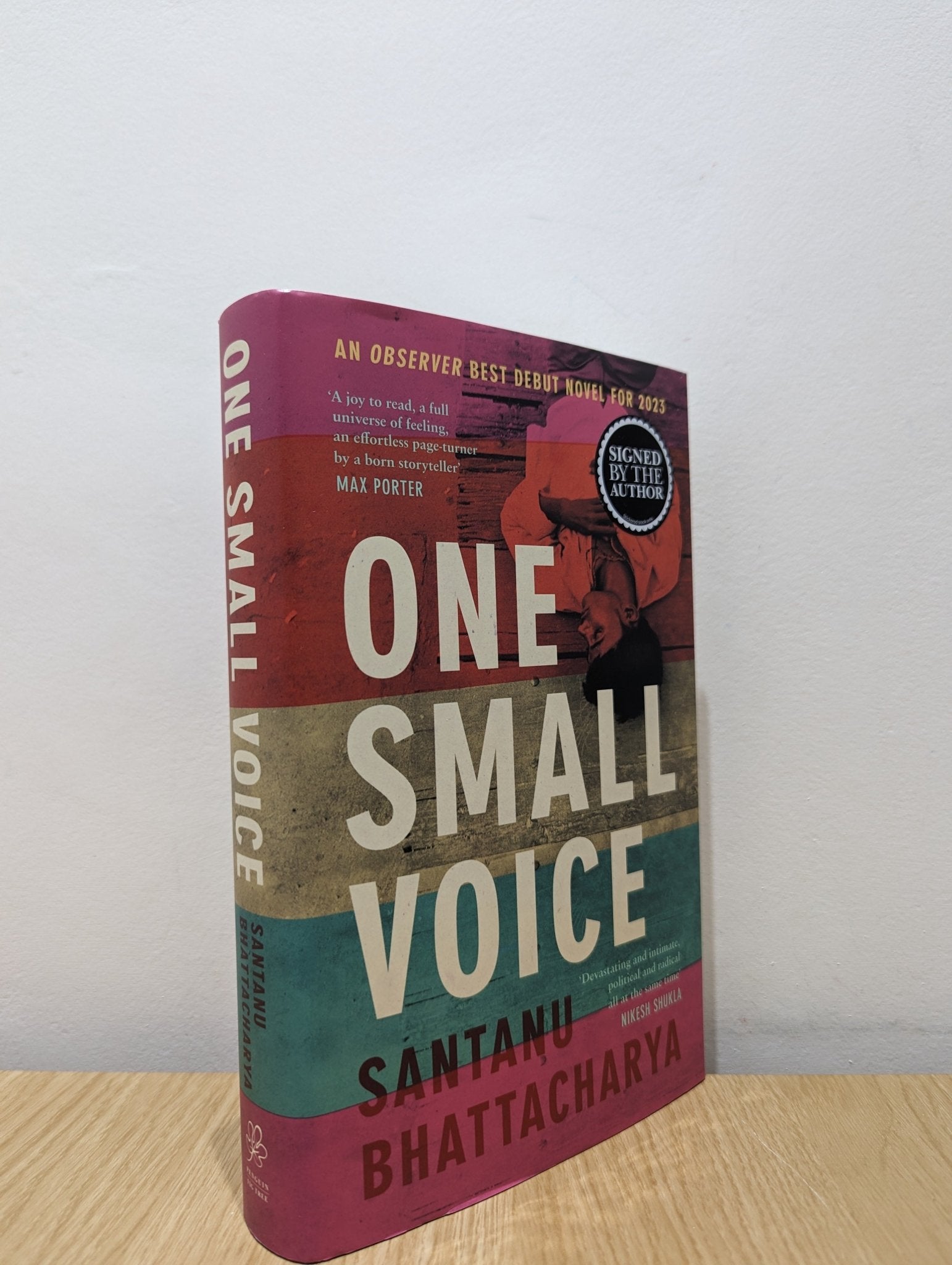 One Small Voice by Santanu Bhattacharya (Signed First Edition) - Fialta Books
