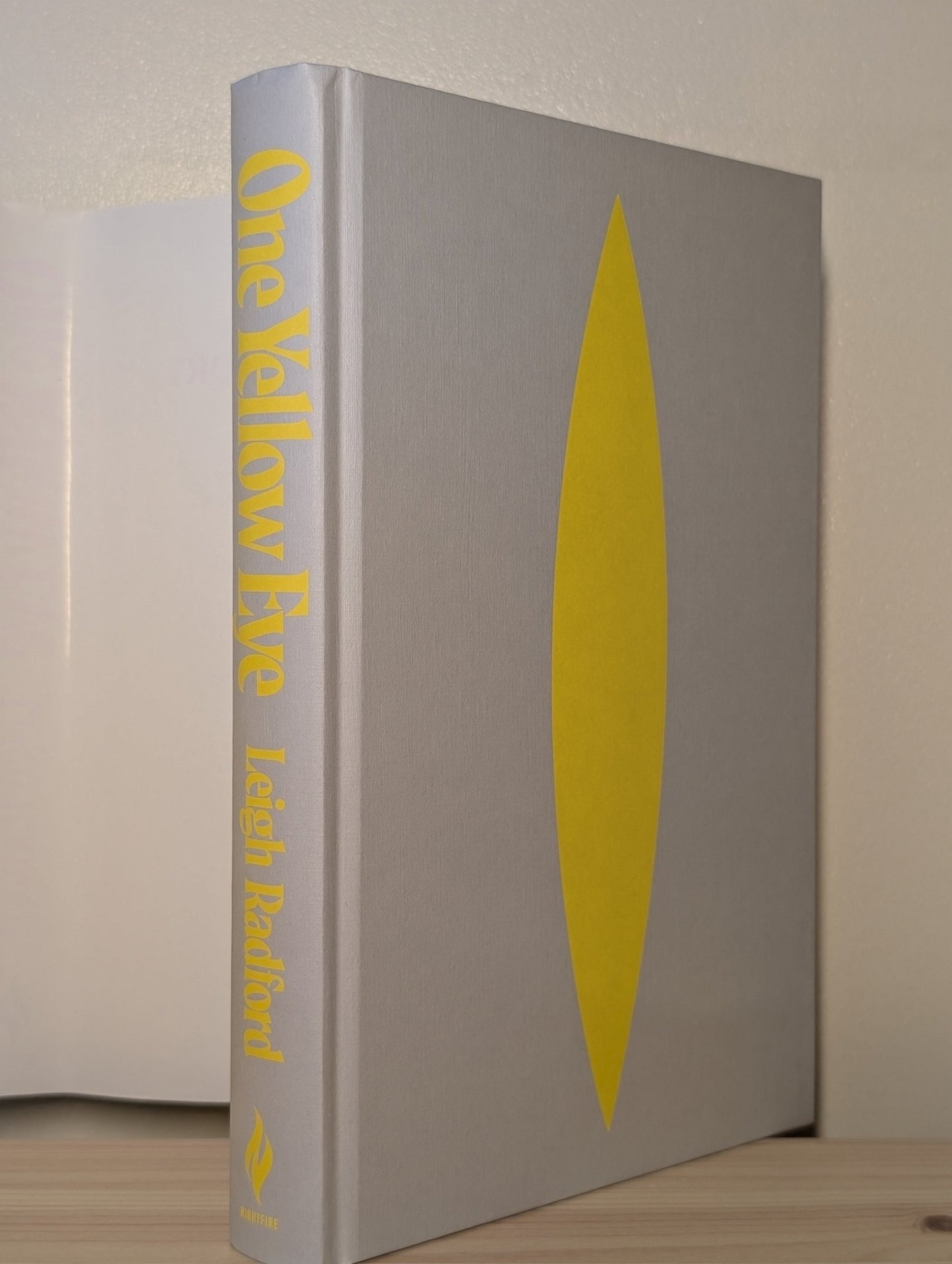 One Yellow Eye by Leigh Radford (Signed First Edition with sprayed edges) - Fialta Books