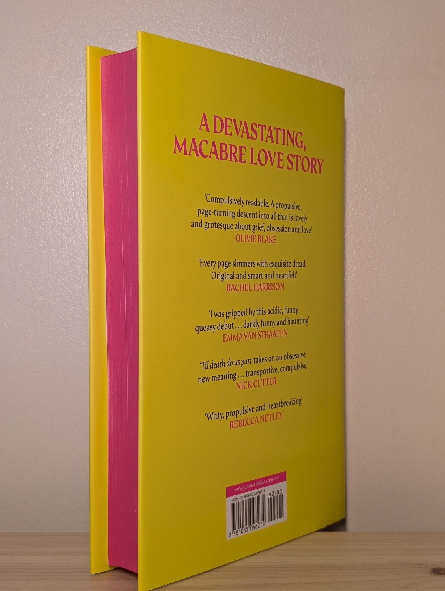 One Yellow Eye by Leigh Radford (Signed First Edition with sprayed edges) - Fialta Books