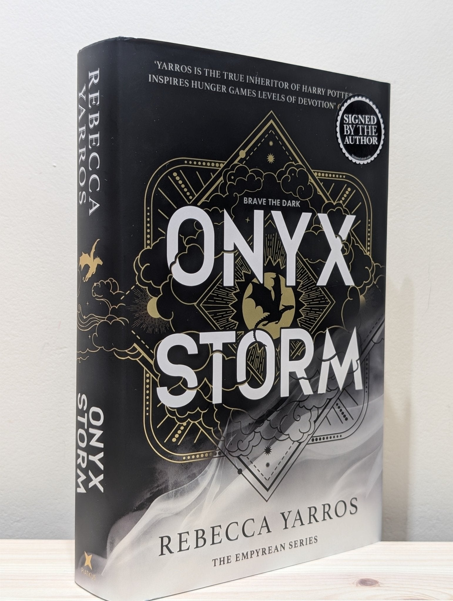 Onyx Storm: The Empyrean 3 by Rebecca Yarros (Signed First Edition imperfect) - Fialta Books