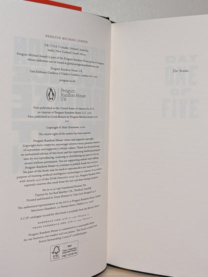 Operation Bounce House by Matt Dinniman (First Edition with sprayed edges) - Fialta Books