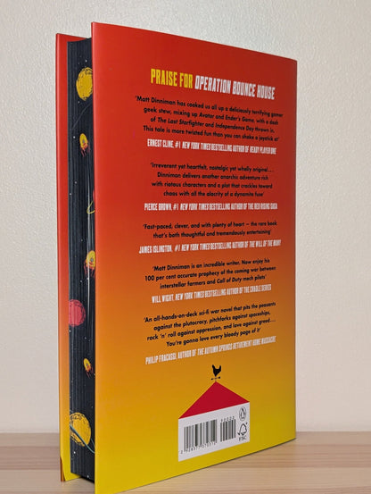 Operation Bounce House by Matt Dinniman (First Edition with sprayed edges) - Fialta Books