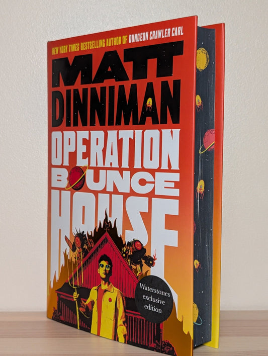 Operation Bounce House by Matt Dinniman (First Edition with sprayed edges) - Fialta Books