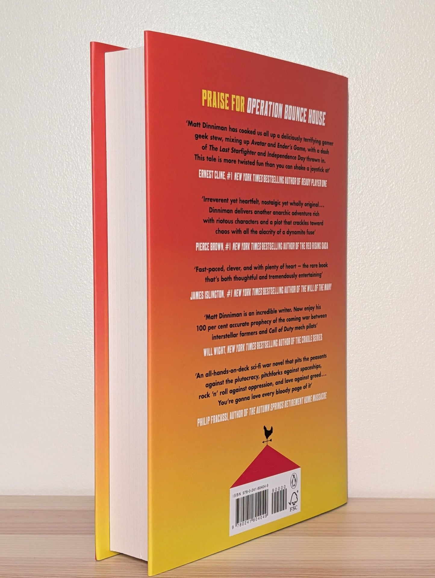 Operation Bounce House by Matt Dinniman (Signed First Edition) - Fialta Books