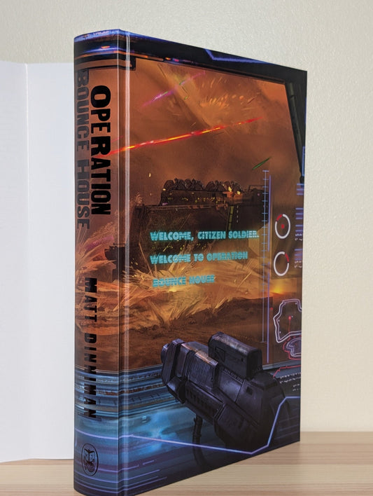 Operation Bounce House by Matt Dinniman (Special Edition with sprayed edges) - Fialta Books