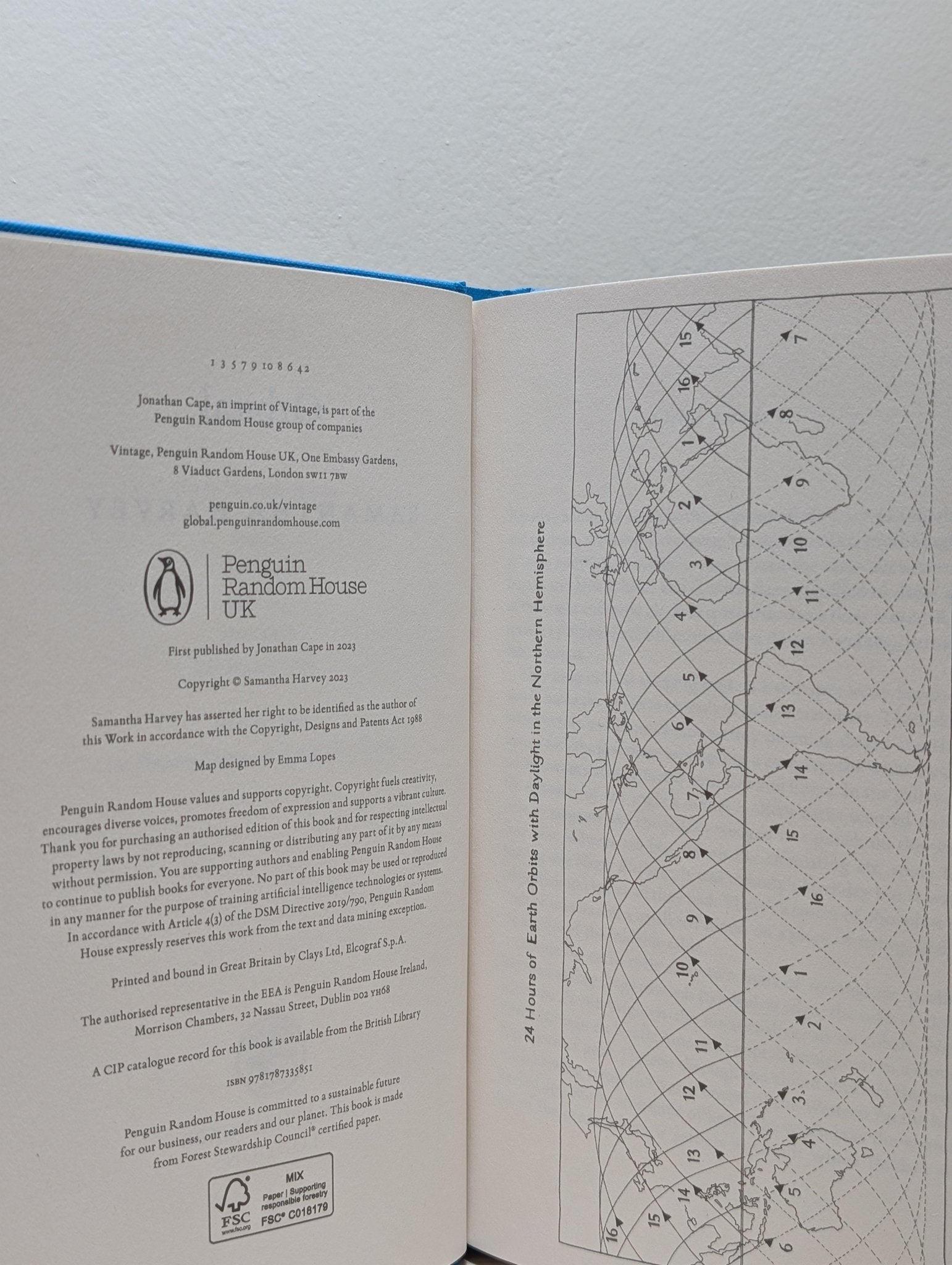 Orbital by Samantha Harvey (Signed Bookplate Edition) - Fialta Books