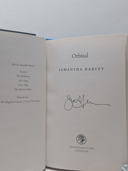Orbital by Samantha Harvey (Signed First Edition) - Fialta Books