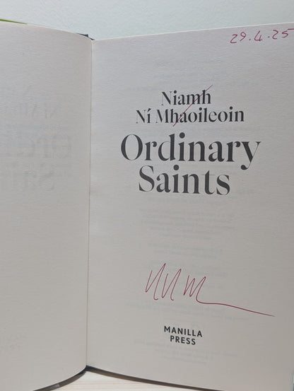 Ordinary Saints by Niamh Ni Mhaoileoin (Signed Dated First Edition) - Fialta Books