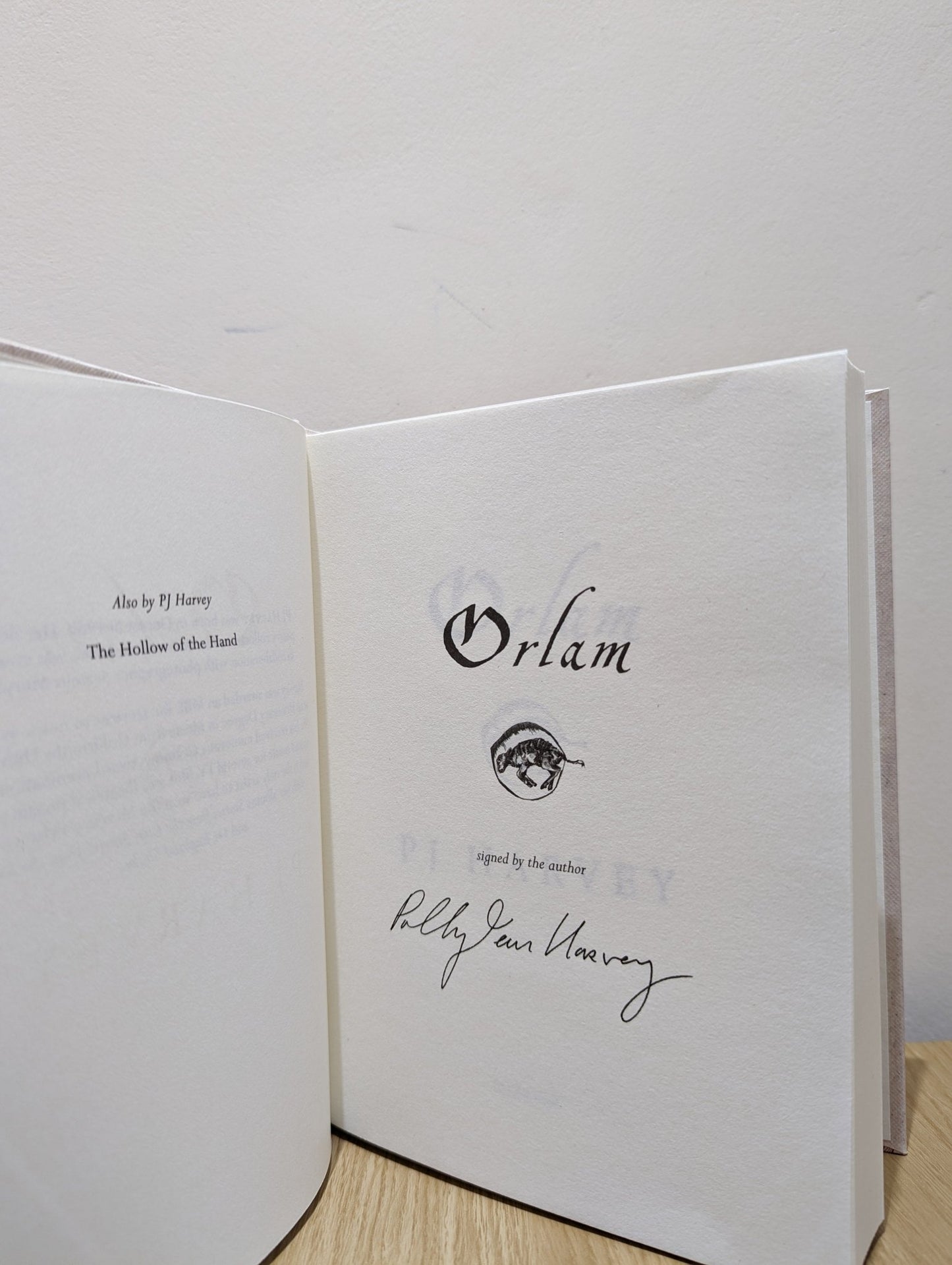 Orlam by Polly Jean (PJ) Harvey (Signed First Edition) - Fialta Books