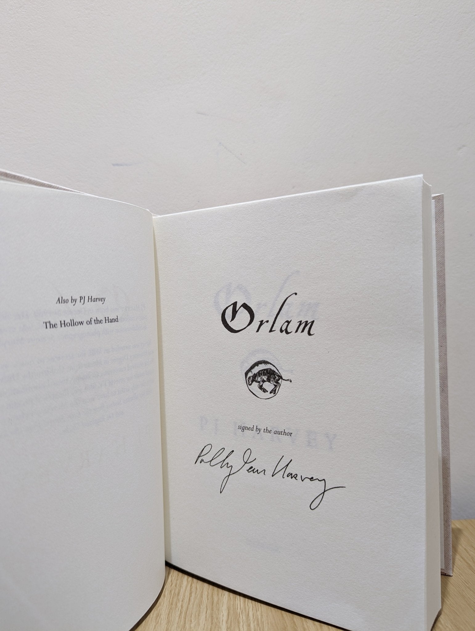 Orlam by Polly Jean (PJ) Harvey (Signed First Edition) - Fialta Books