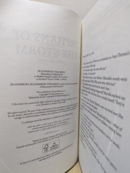 Orphans of the Storm by Celia Imrie (Signed First Edition) - Fialta Books