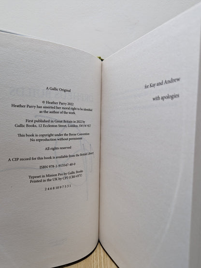 Orpheus Builds A Girl by Heather Parry (Signed First Edition) - Fialta Books