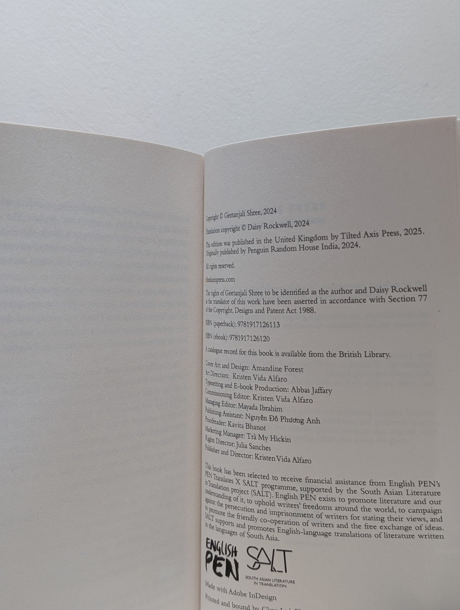 Our City That Year by Geetanjali Shree (First Edition) - Fialta Books