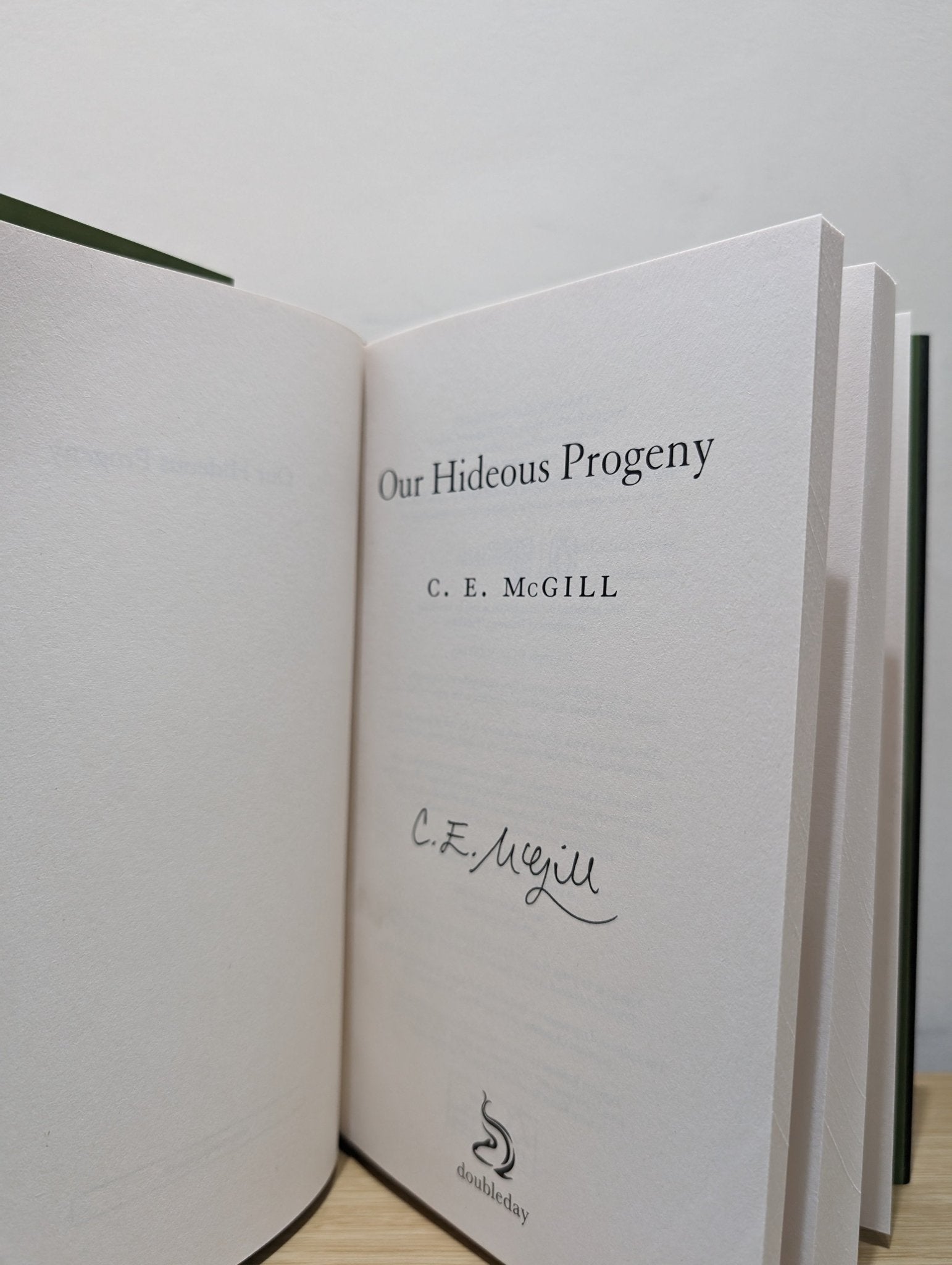 Our Hideous Progeny by C. E. McGill (Signed First Edition) - Fialta Books