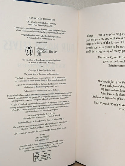 Our Noble Selves by Kate Atkinson (Signed First Edition with sprayed edges) - Fialta Books