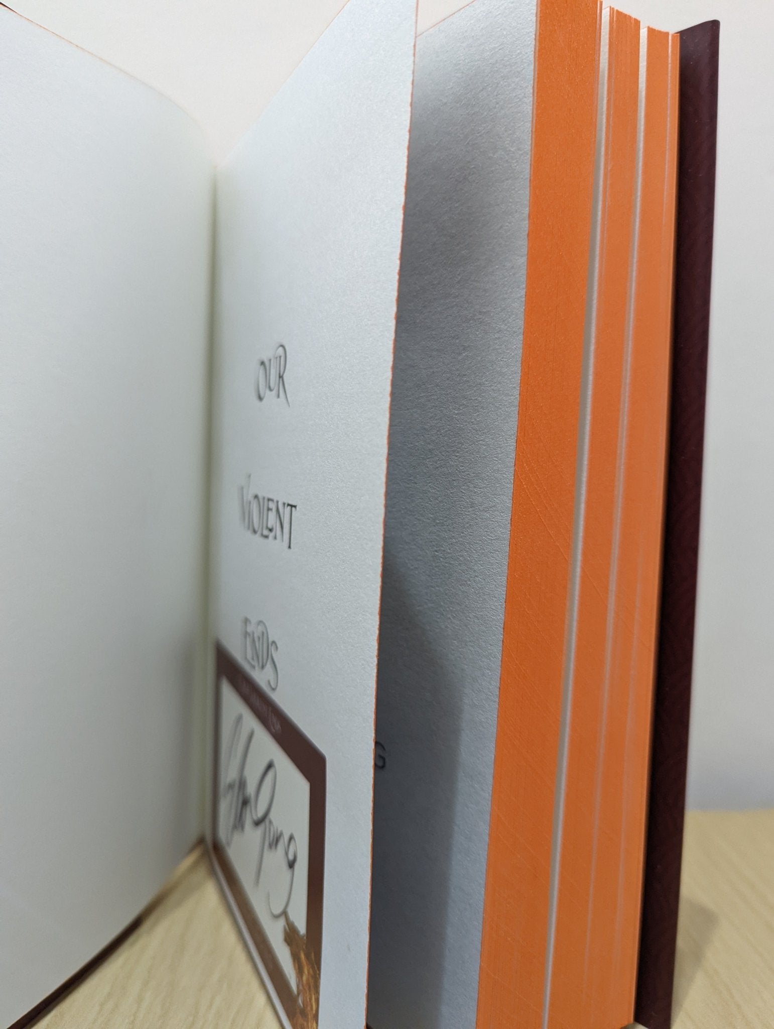 Our Violent Ends by Chloe Gong (Signed First Edition with sprayed edges) - Fialta Books