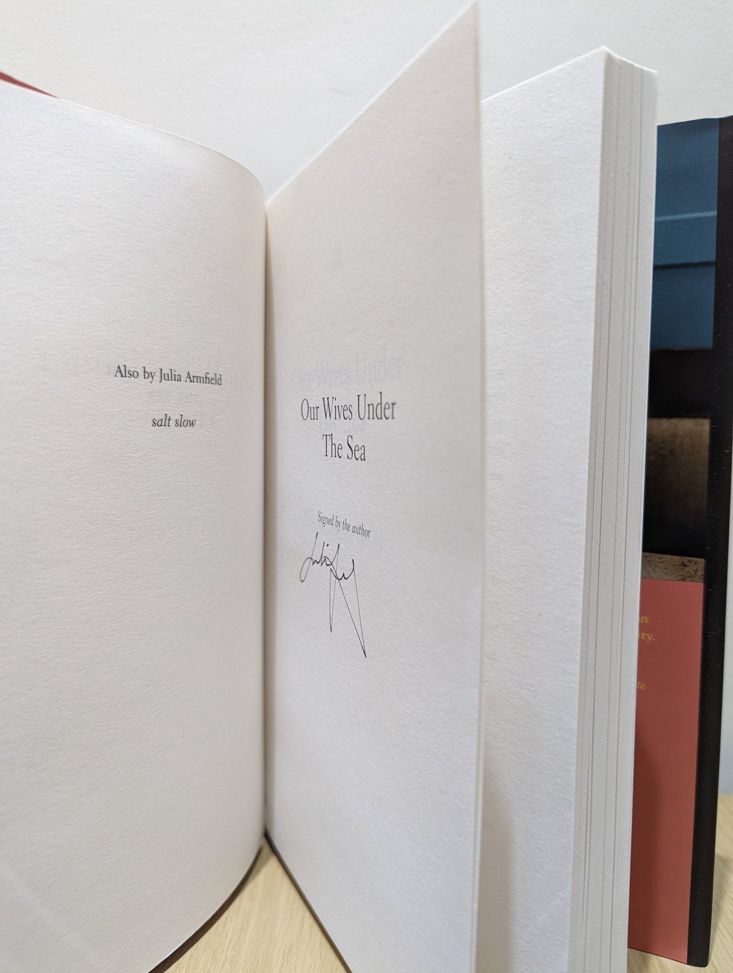 Our Wives Under The Sea by Julia Armfield (Signed First Edition) - Fialta Books
