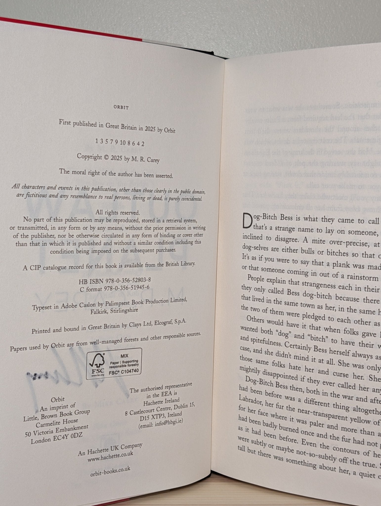 Outlaw Planet by M. R. Carey (Signed First Edition) - Fialta Books