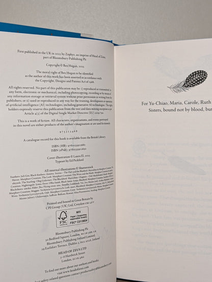 Owl King by Bex Hogan (Signed First Edition with sprayed edges) - Fialta Books