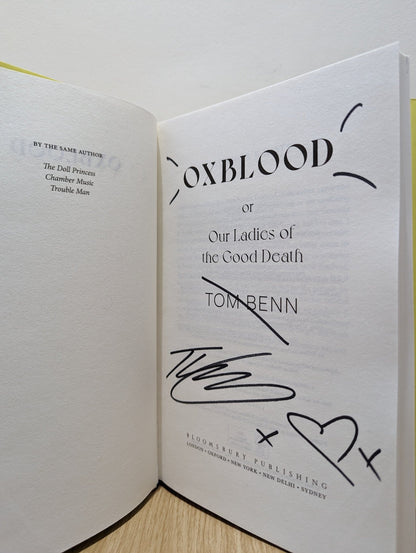 Oxblood by Tom Benn (Signed First Edition) - Fialta Books