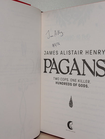 Pagans by James Alistair Henry (Signed Dated First Edition with sprayed edges) - Fialta Books