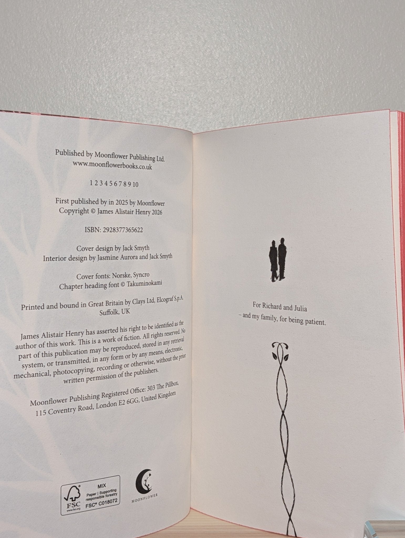 Pagans by James Alistair Henry (Signed Paperback Edition with sprayed edges) - Fialta Books