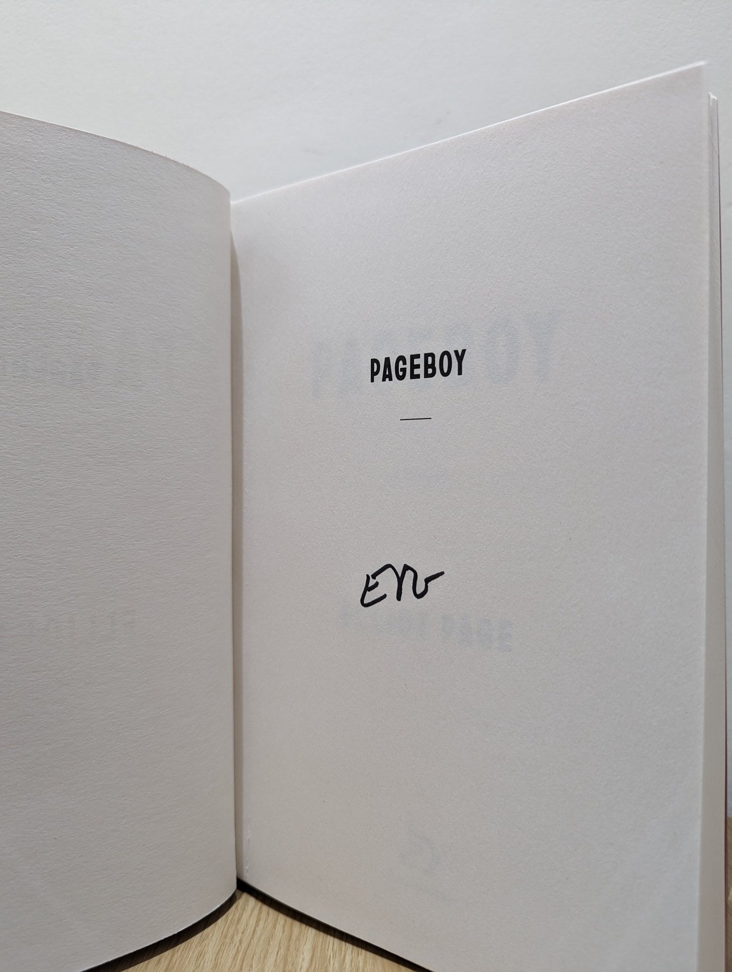 Pageboy: A Memoir by Elliot Page (Signed First Edition) - Fialta Books